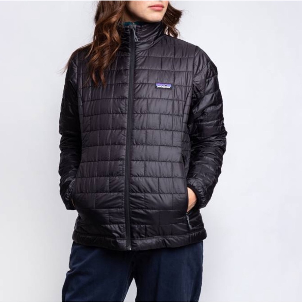 Patagonia black nano puff jacket size large